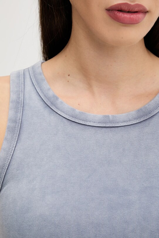 Bavlnený top Abercrombie & Fitch KI139.5316.250 modrá