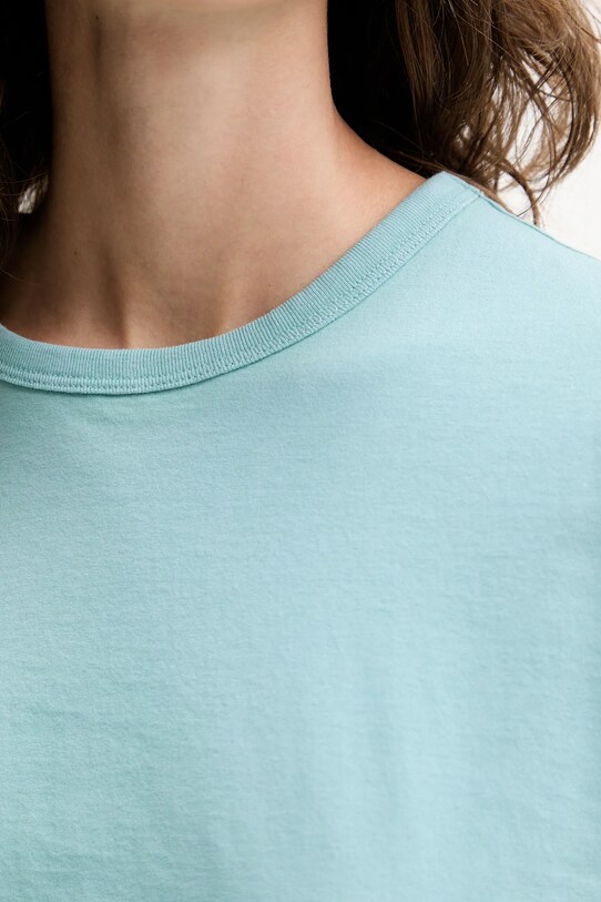 Abercrombie & Fitch t-shirt bawełniany KI139.5527.270 turkusowy