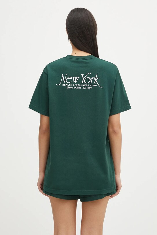 Odjeća Pamučna majica Sporty & Rich Ny 94 TO043606034GR10 zelena