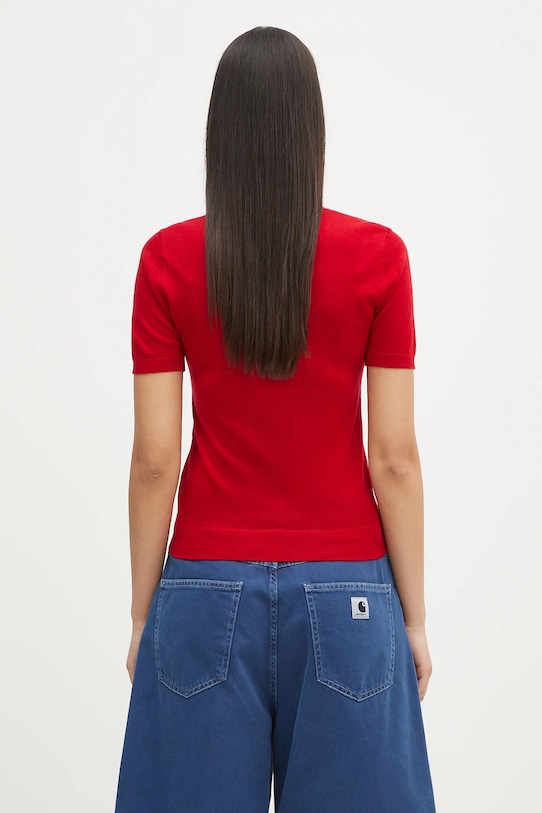 Abbigliamento Sporty & Rich maglione in lana Vendome Merino TO078606205RE15 rosso