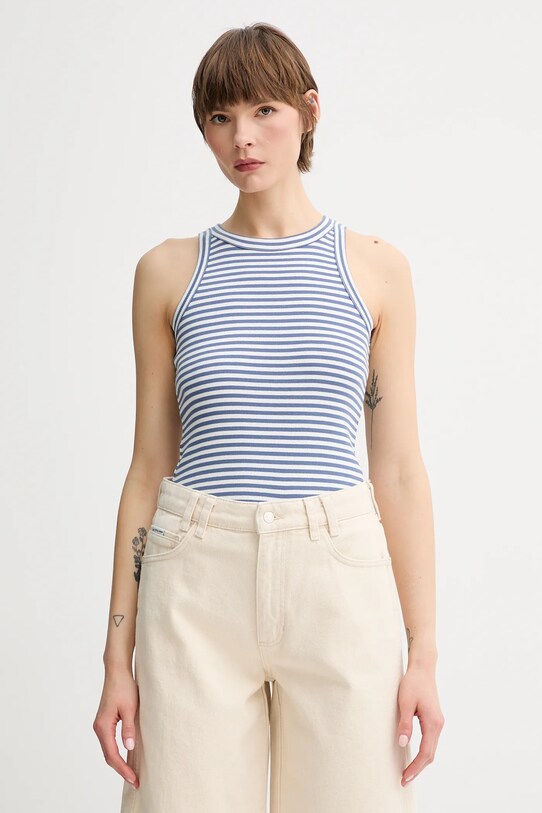 Top Marc O'Polo slim modrá 5000006454