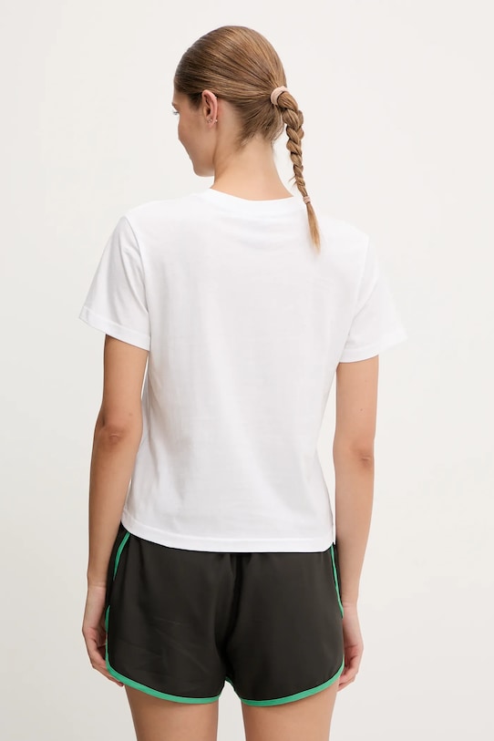 Odzież P.E Nation t-shirt bawełniany Compact 252T158 biały