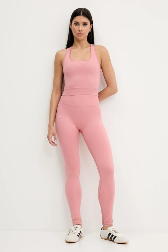 Pangaia top Plant-Stretch Ribbed Tank Top 10002425 różowy SS25
