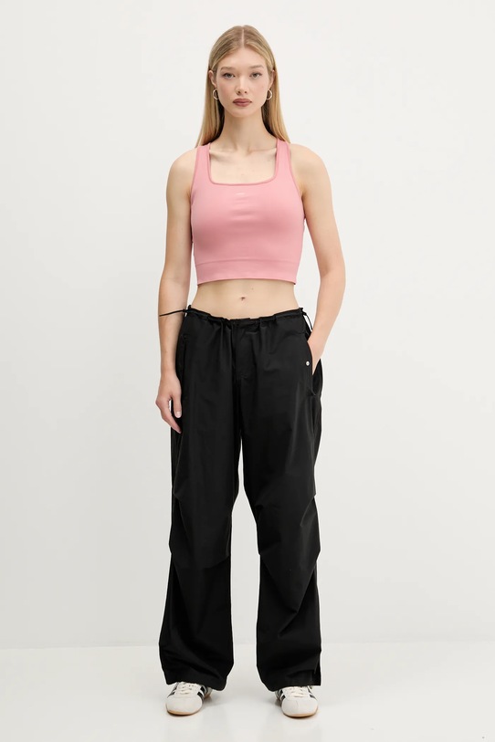 Топ Pangaia Plant-Stretch Ribbed Tank Top 10002425 розовый SS25
