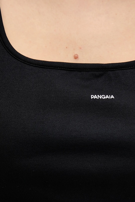 Top Pangaia Plant-Stretch Ribbed Tank Top 10002425 černá