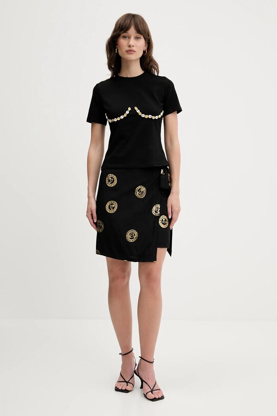 Never Fully Dressed t-shirt NFDTO1734 czarny SS25