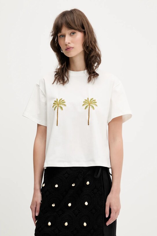 Never Fully Dressed t-shirt regular biały NFDTO1726