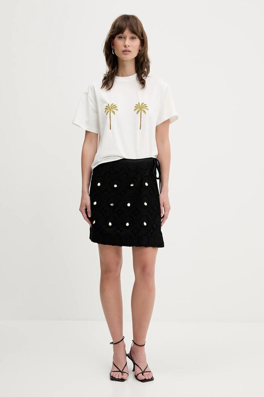 Never Fully Dressed t-shirt NFDTO1726 biały SS25
