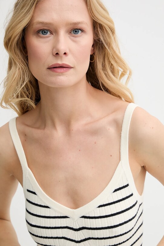Levi's top FREJA SCULPT TANK beżowy 0013B