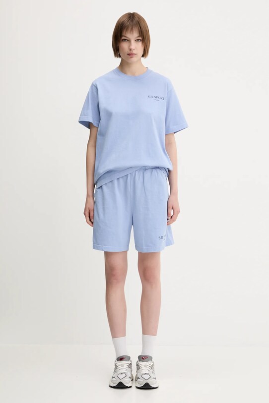Sporty & Rich t-shirt bawełniany Wimbledon TO043612201BL59