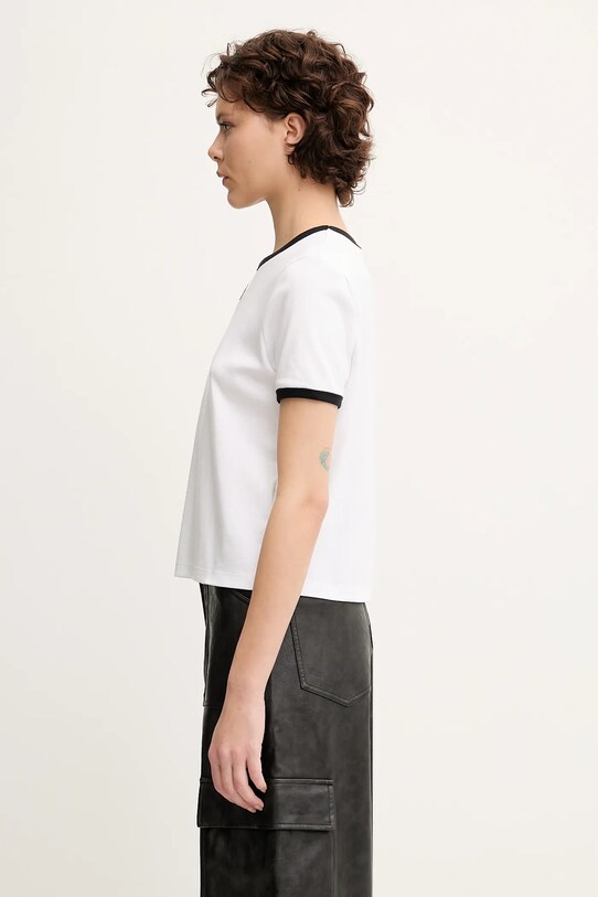 Sporty & Rich t-shirt bawełniany Srhwc Ringer TO081622305WH01 biały SS25
