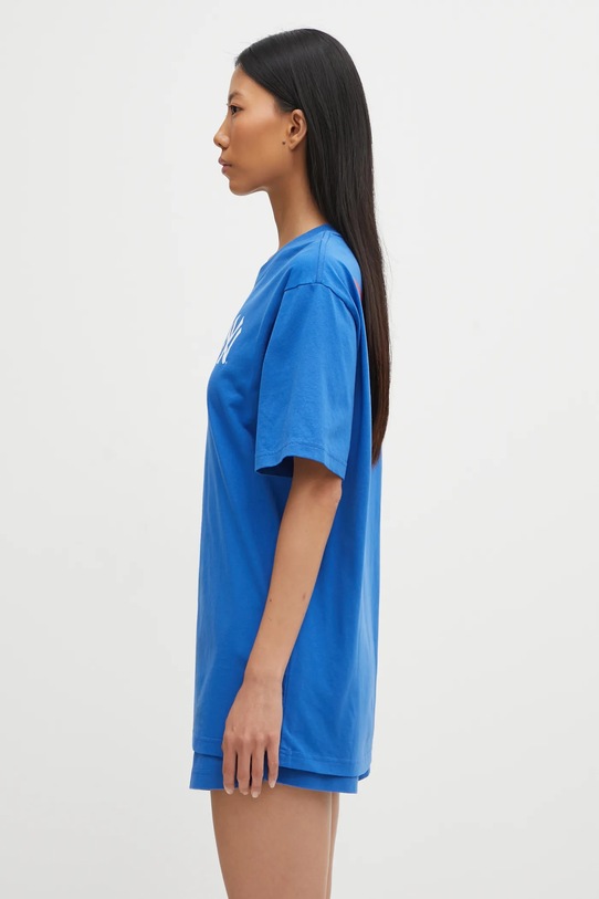 Sporty & Rich t-shirt bawełniany Champions TO043623633BL120 niebieski AW25