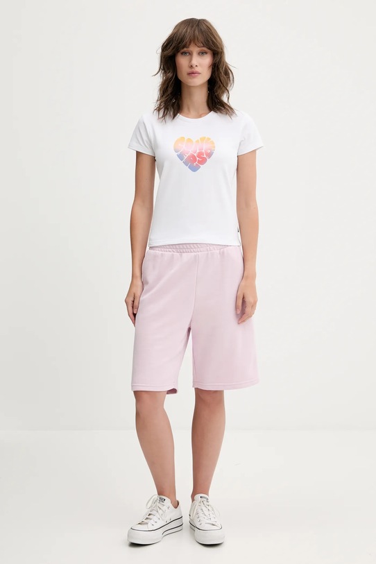Converse t-shirt 10028331.A03 biały SS25