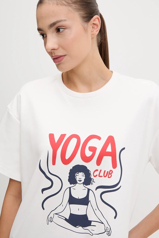JOYINME t-shirt bawełniany Boxy biały Tshirt.Boxy