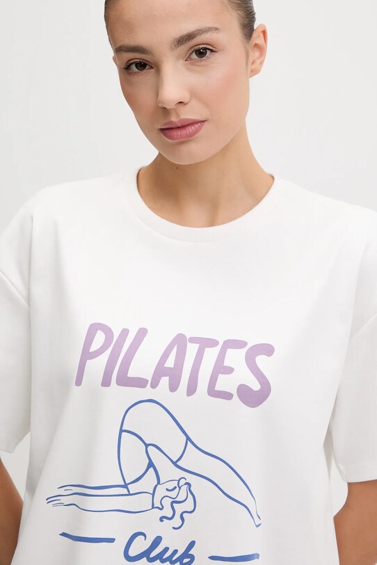 Bavlnené tričko JOYINME Boxy biela Tshirt.Boxy