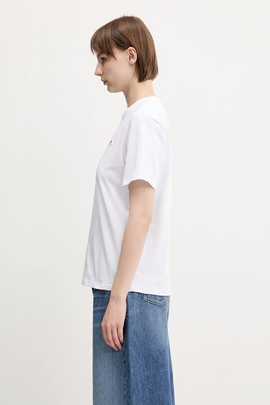 Fiorucci t-shirt bawełniany Angel Patch Slim Fit W02SPTSH101CJ01WH01 biały SS25