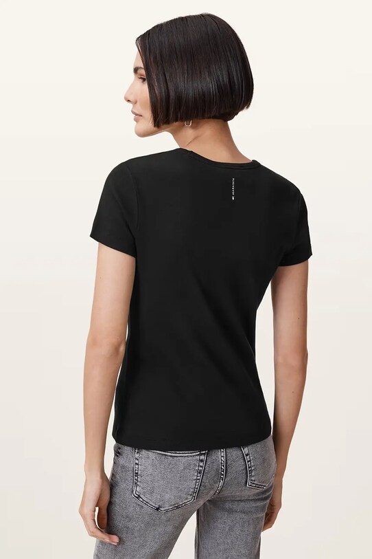 Odzież AllSaints t-shirt bawełniany STEVIE W194JA czarny