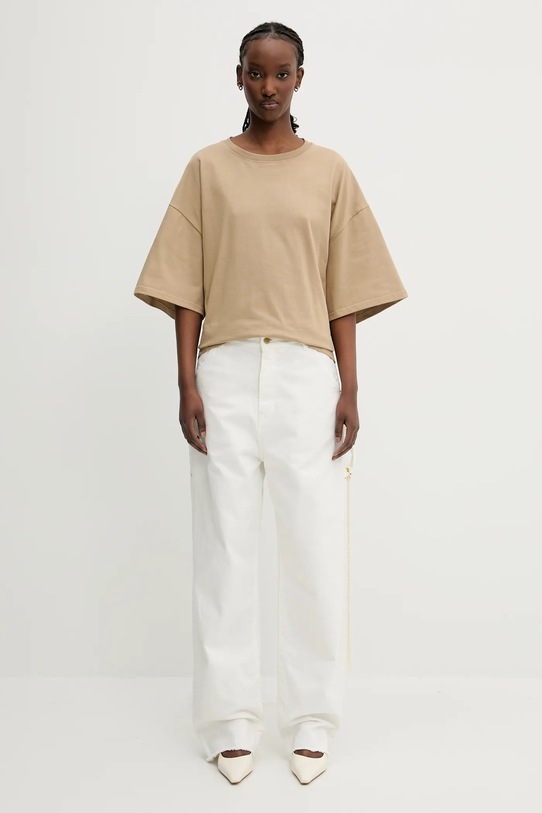 DARKPARK t-shirt in cotone Doyle WJE07.JSW07 beige