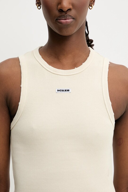 Топ KSUBI labels syndicate бежевый WSP25SI004