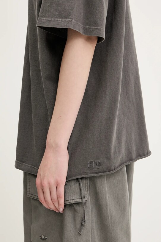 KSUBI t-shirt bawełniany kingdom boyfriend WSP25TE008 szary