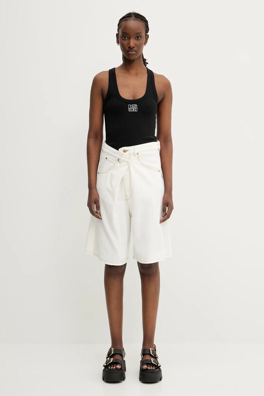 Топ KSUBI stacked origin WPS24TA006 черен