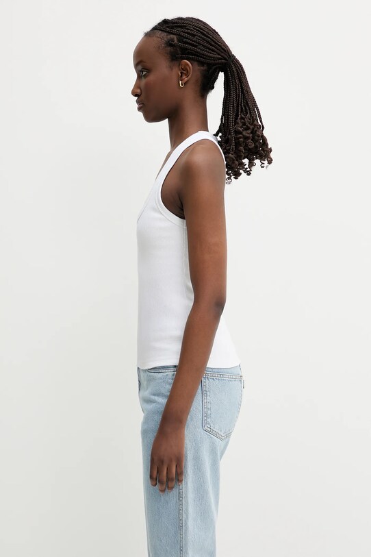 Топ KSUBI stacked origin WPS24TA005 бял SS25