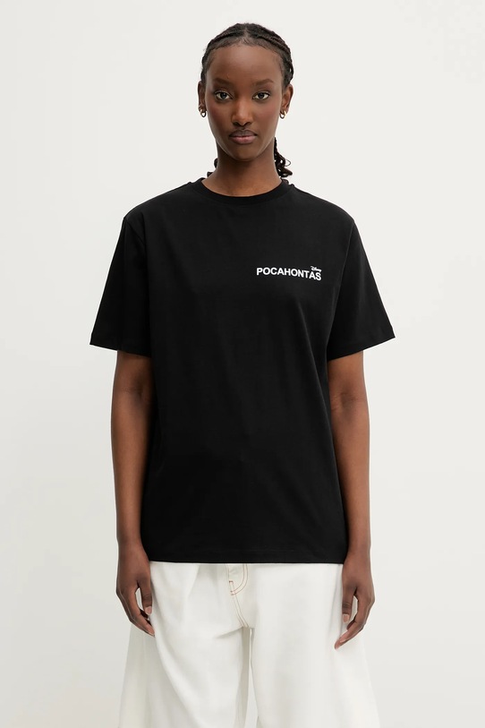 Oblečenie Bavlnené tričko Coperni x Disney Pocahontas DJS03F5036POC čierna