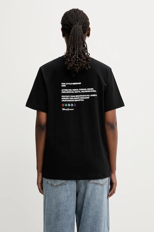 Одяг Бавовняна футболка Coperni x Disney Ariel DJS03F5036ARI чорний