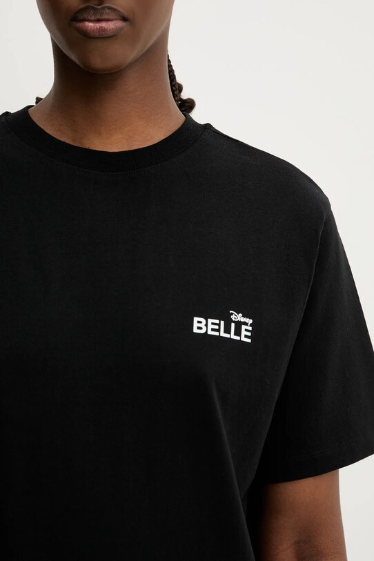 Bavlněné tričko Coperni x Disney Belle černá DJS03F5036BEL
