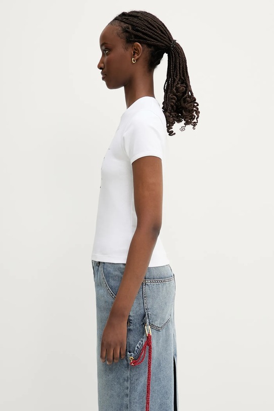 Coperni x Disney Signatures tricou din bumbac Slim-Fit DJS07F5037 alb SS25