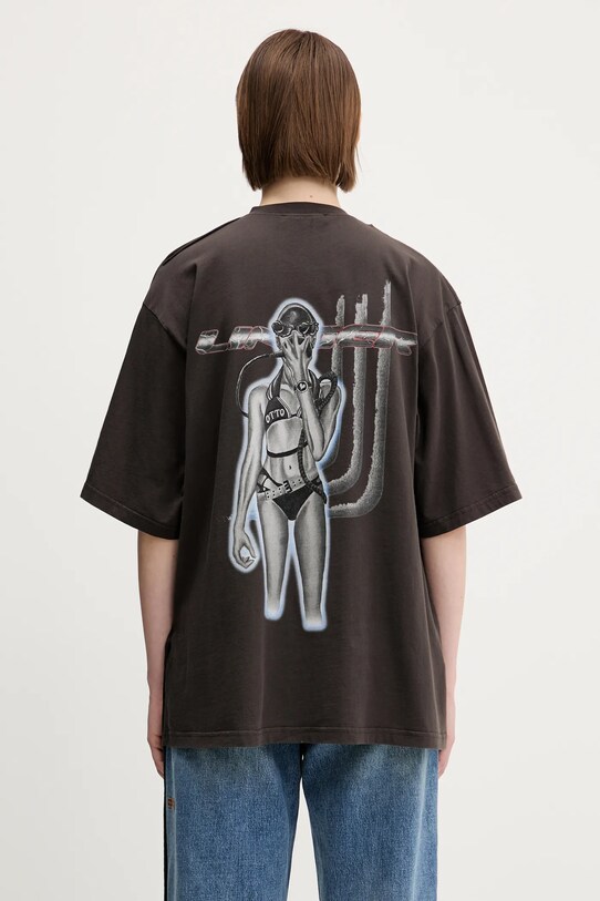 Abbigliamento Ottolinger t-shirt in cotone Oversized 115.103415.02 marrone