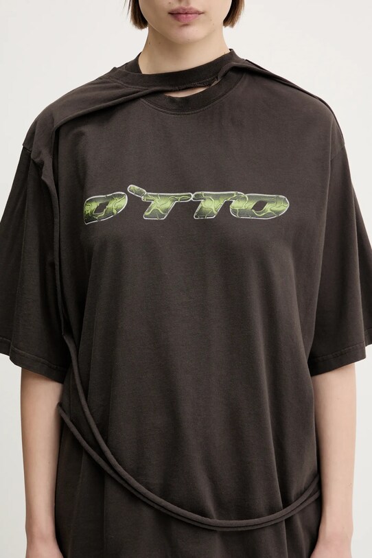 Ottolinger t-shirt in cotone Oversized marrone 115.103415.02
