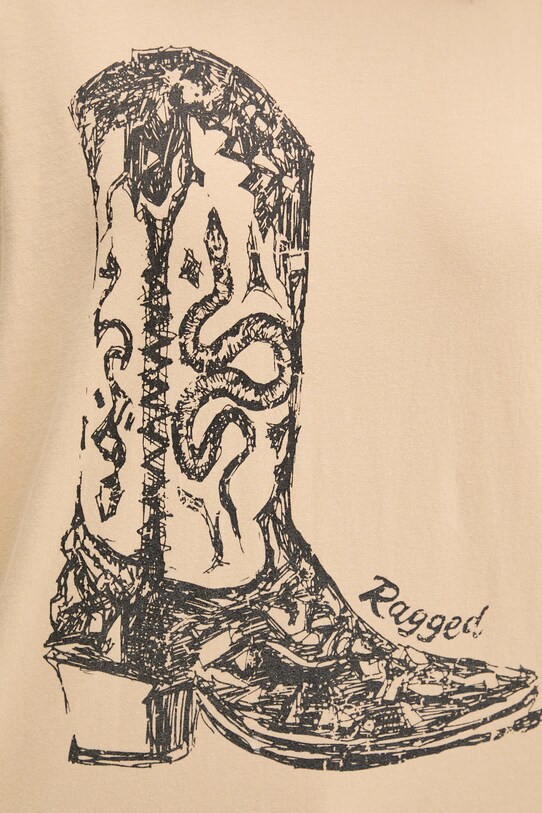 The Ragged Priest t-shirt bawełniany RPSS251073JS beżowy