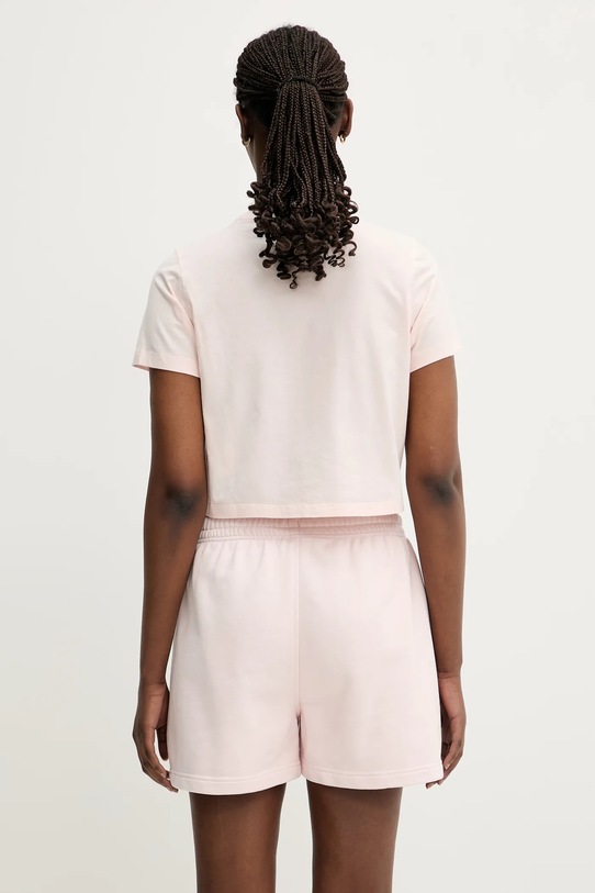 Odjeća Pamučna majica Maison Kitsuné Baby Fox Patch Baby MW00105KJ0008 roza