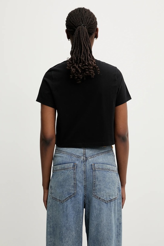 Одяг Бавовняна футболка Maison Kitsuné Baby Fox Patch Baby MW00105KJ0008 чорний