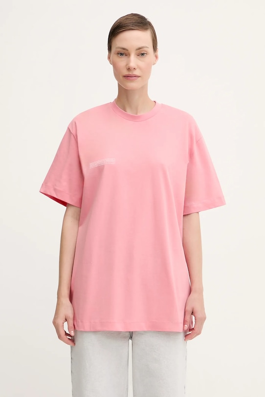 Pangaia cotton t-shirt Midweight T-shirt regular pink 10000287.