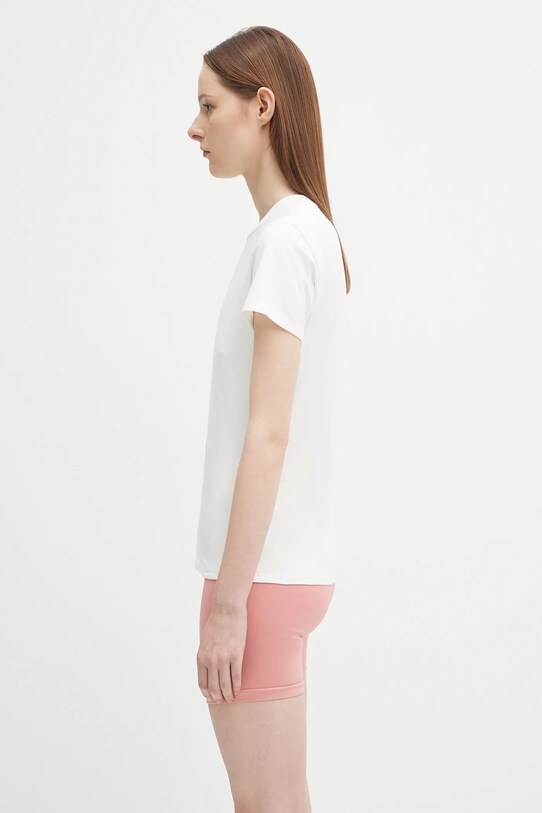 Pangaia t-shirt Cotton-Stretch T-shirt 10002430 biały SS25
