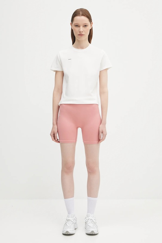 Pangaia tricou Cotton-Stretch T-shirt 10002430 alb