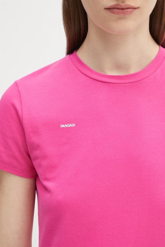 Majica kratkih rukava Pangaia Cotton-Stretch T-shirt roza 10002430
