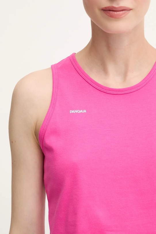 Pangaia top Cotton-Stretch Tank Top różowy 10002428