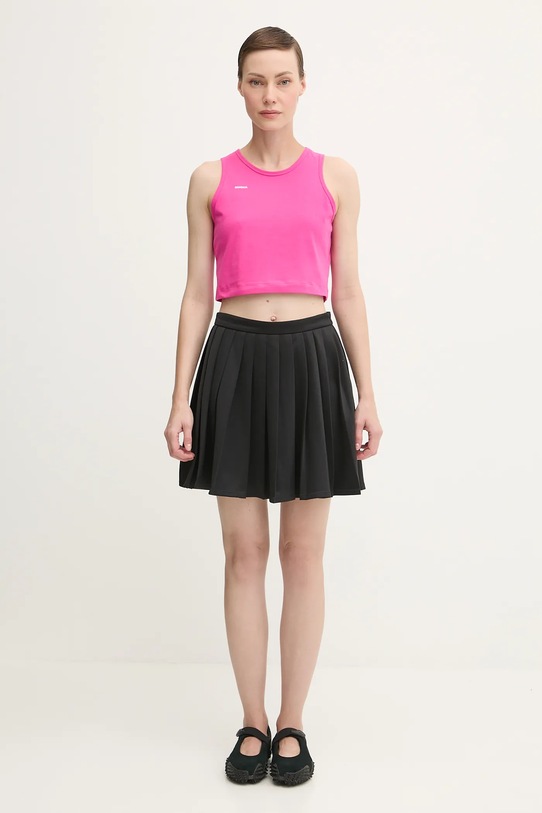 Pangaia top Cotton-Stretch Tank Top 10002428 różowy
