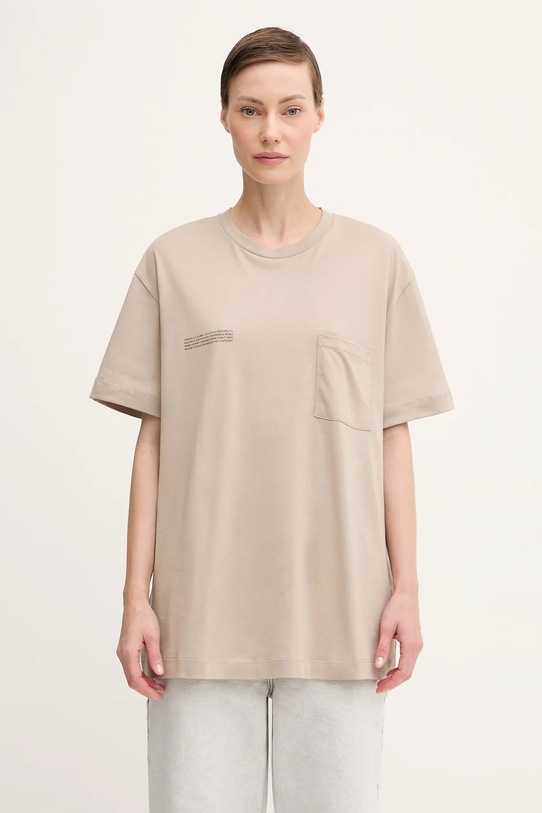 Pangaia t-shirt bawełniany Lightweight Pocket T-Shirt nadruk zielony 10002566