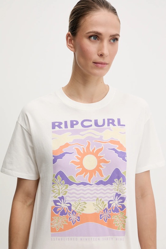 Rip Curl tricou din bumbac alb 0I1WTE