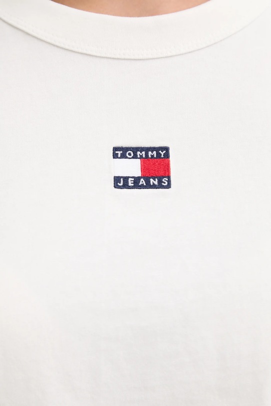 Tommy Jeans t-shirt bawełniany DW0DW22202 beżowy
