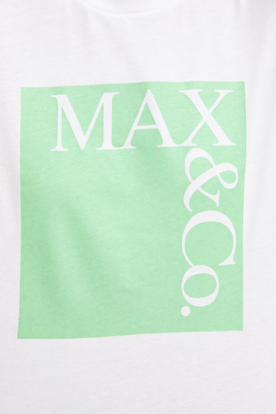MAX&Co. t-shirt bawełniany biały 2518971024200
