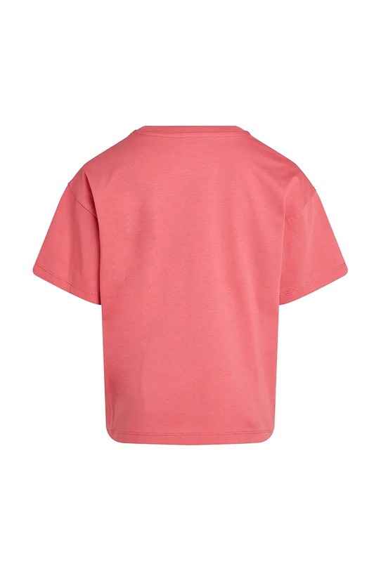 Dievča Detské bavlnené tričko Calvin Klein Jeans IG0IG02136.128.176.PPYA ružová