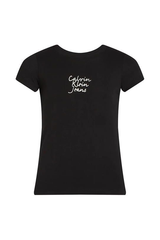 Calvin Klein Jeans t-shirt bawełniany dziecięcy IG0IG02805.128.176.PPYA czarny SS25