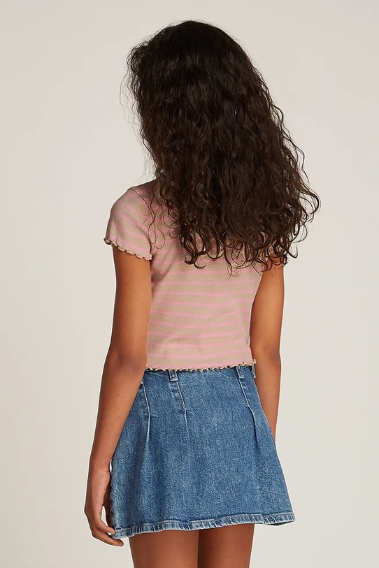 Tommy Hilfiger t-shirt dziecięcy różowy KG0KG08509.PPYA