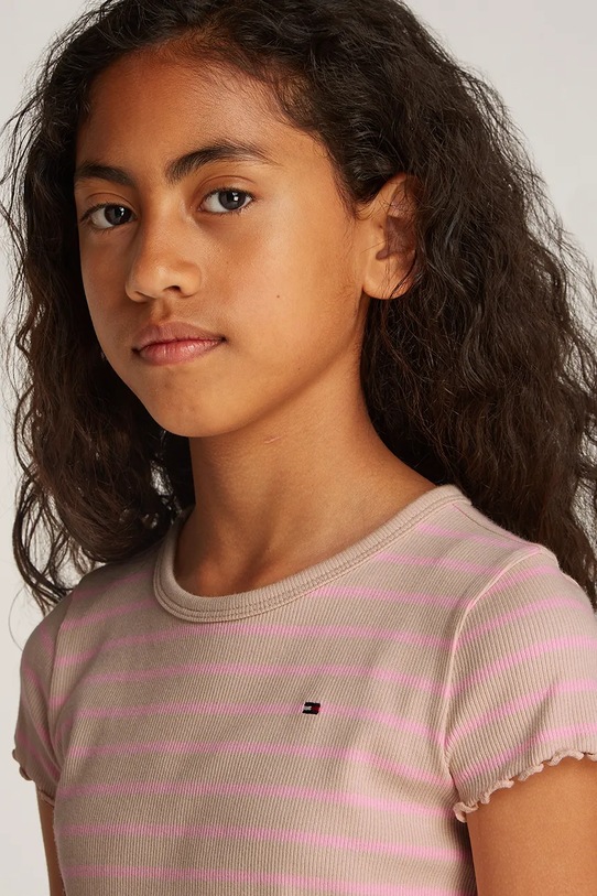 Tommy Hilfiger t-shirt dziecięcy KG0KG08509.PPYA różowy