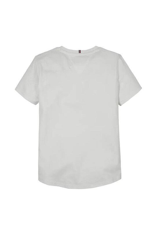 Дівчинка Дитяча бавовняна футболка Tommy Hilfiger KG0KG08298.98.122.PPYA білий